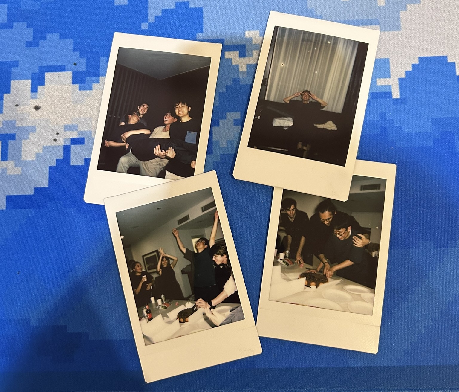 Polaroids from my 21st birthday - what Hsu’s writing style reminded me of